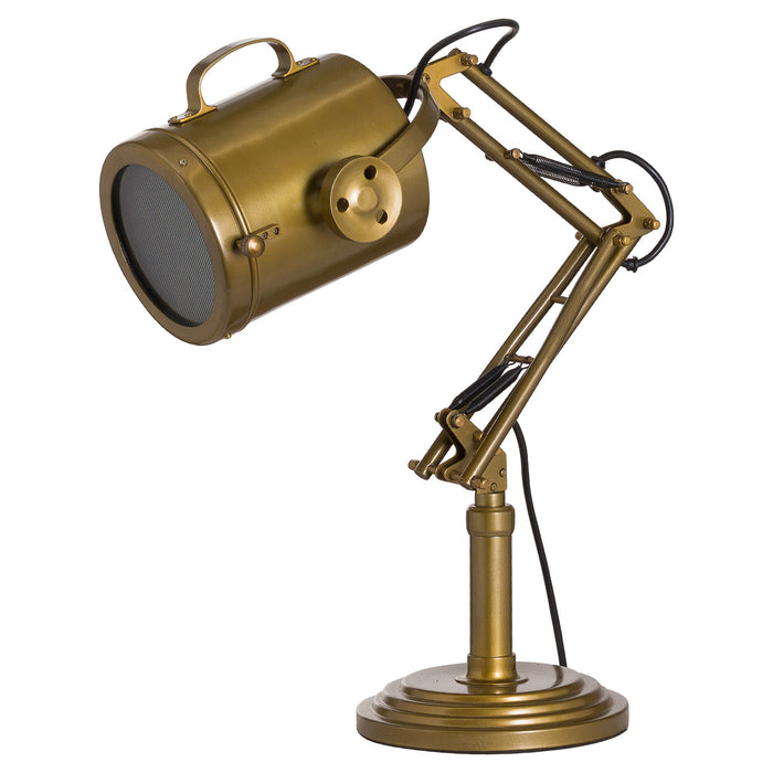 Brass Industrial Adjustable Spot Light Lamp