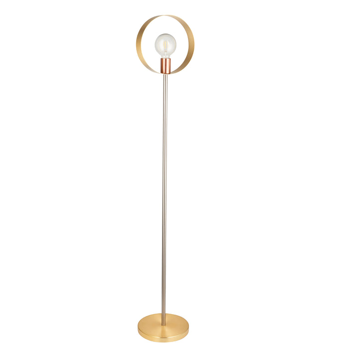 Hoop Floor Light Brushed Gold