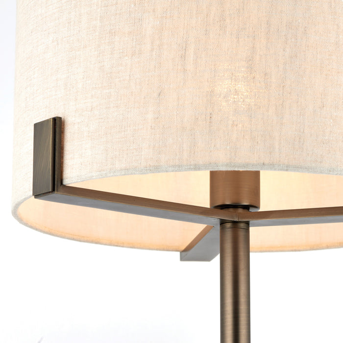 Hayfield Table Lamp Bronze/Natural