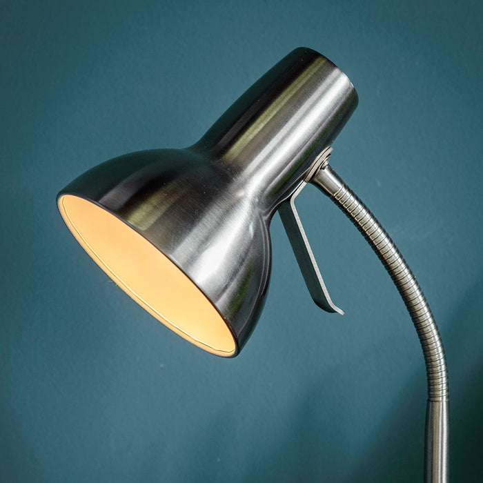 Amalfi Floor Lamp Nickel