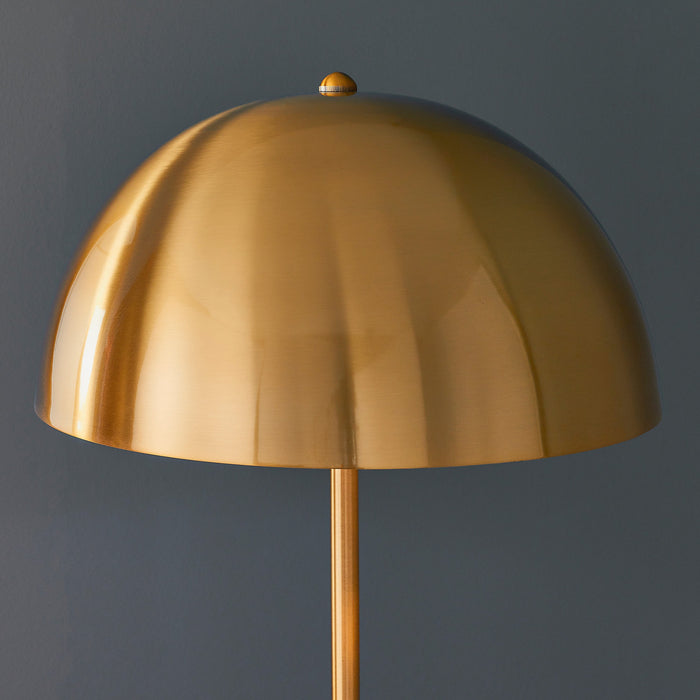 Nova One Floor Light Antique Brass