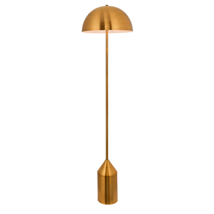 Nova One Floor Light Antique Brass