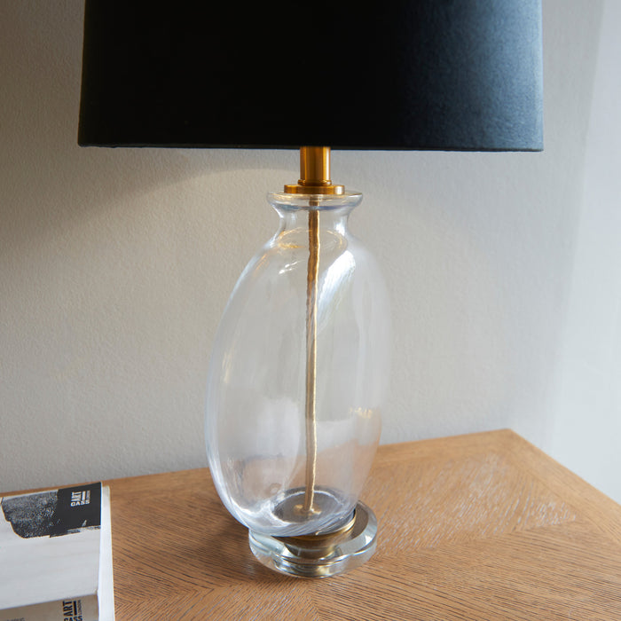 Gideon One Table Light Brass