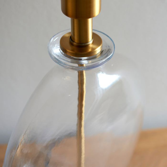 Gideon One Table Light Brass