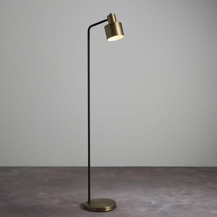 Mayfield Floor Lamp Brass / Black