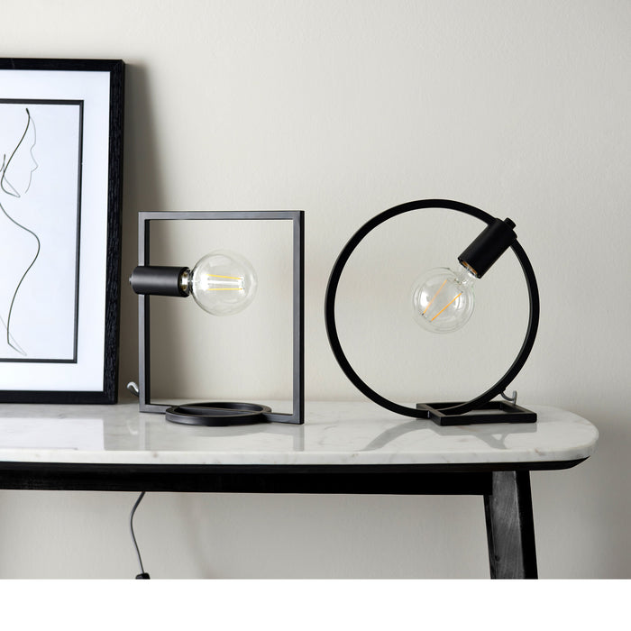 Shape Circle Table Lamp