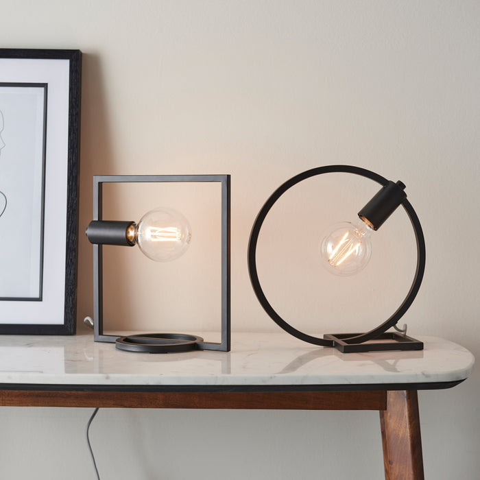 Shape Circle Table Lamp