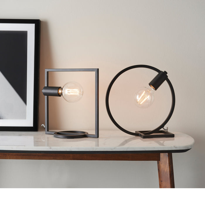 Shape Circle Table Lamp