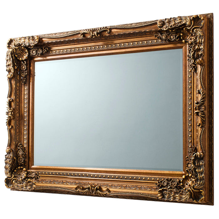 Carved Louis Mirror Gold