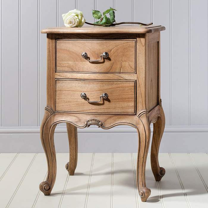 Chic Bedside Table Weathered