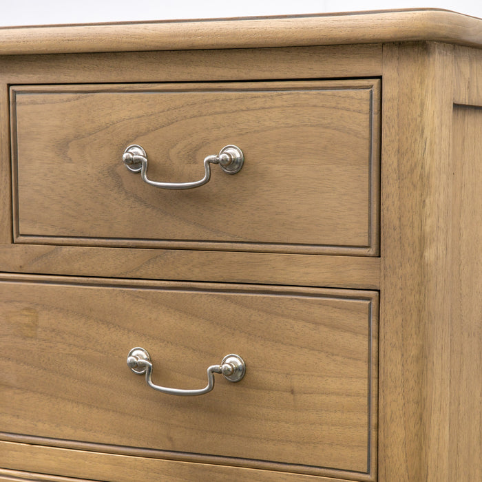 Chic Five Drawer Chest Weathered