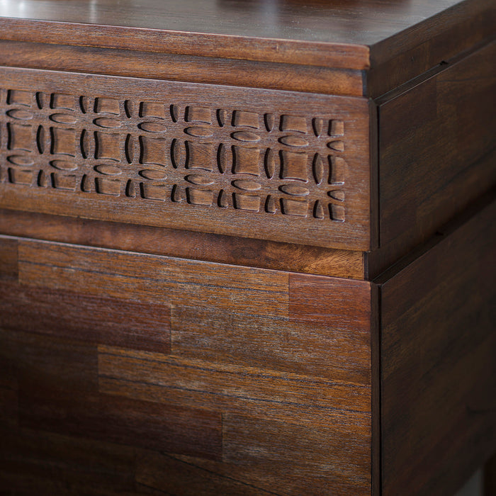 Boho Retreat Bedside Two Drawer Chest