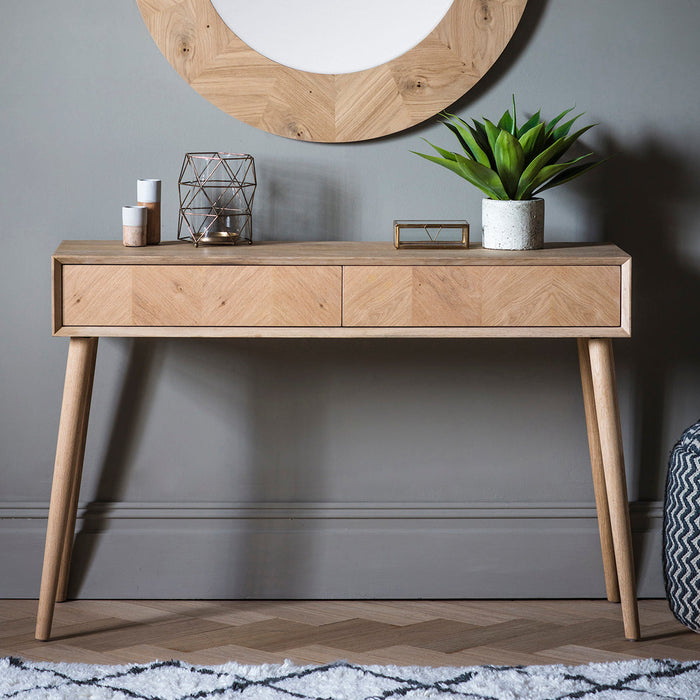 Milano Two Drawer Console Table