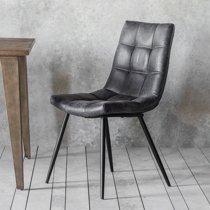 Darwin Grey Chair (Two Pack)