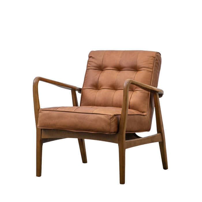 Humber Armchair Vintage Brown Leather