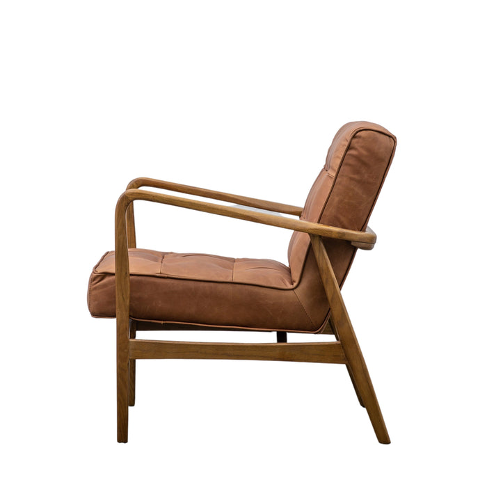 Humber Armchair Vintage Brown Leather