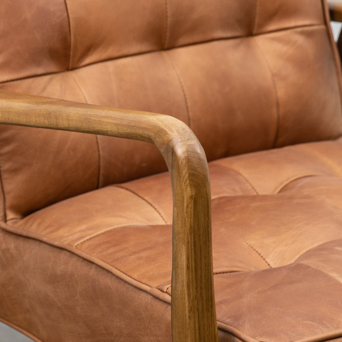 Humber Armchair Vintage Brown Leather