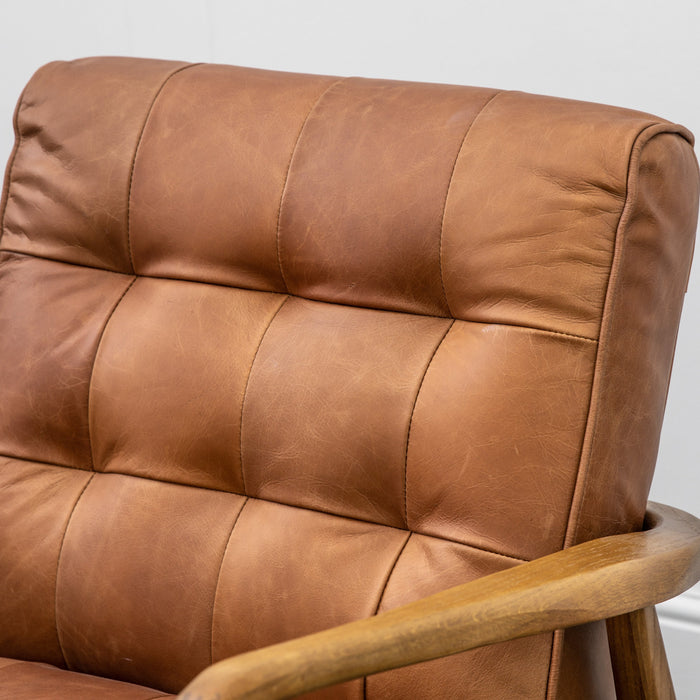 Humber Armchair Vintage Brown Leather