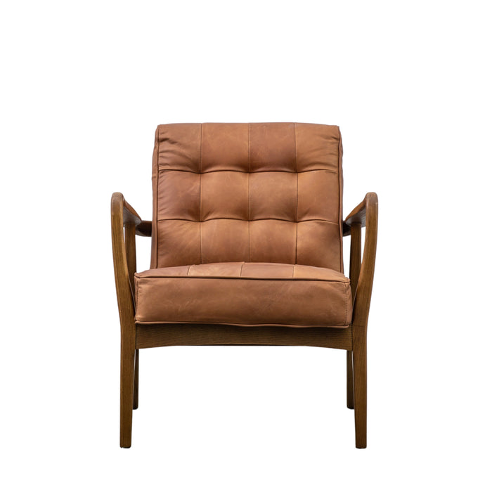 Humber Armchair Vintage Brown Leather