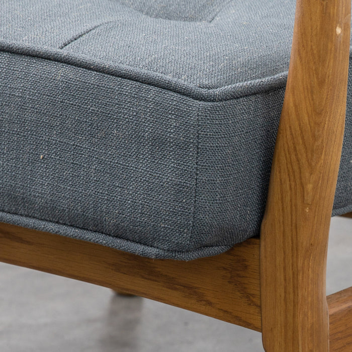 Humber Armchair Dark Grey Linen