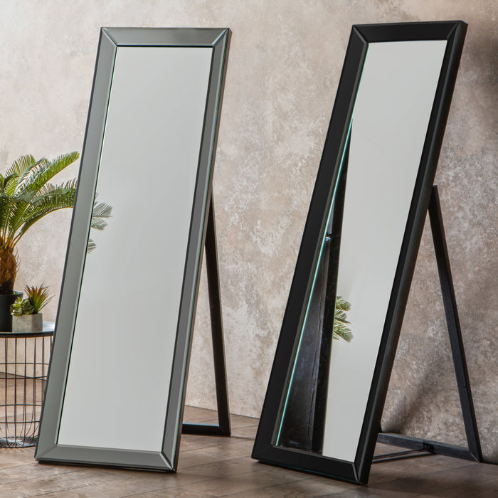 Luna Cheval Mirror Black