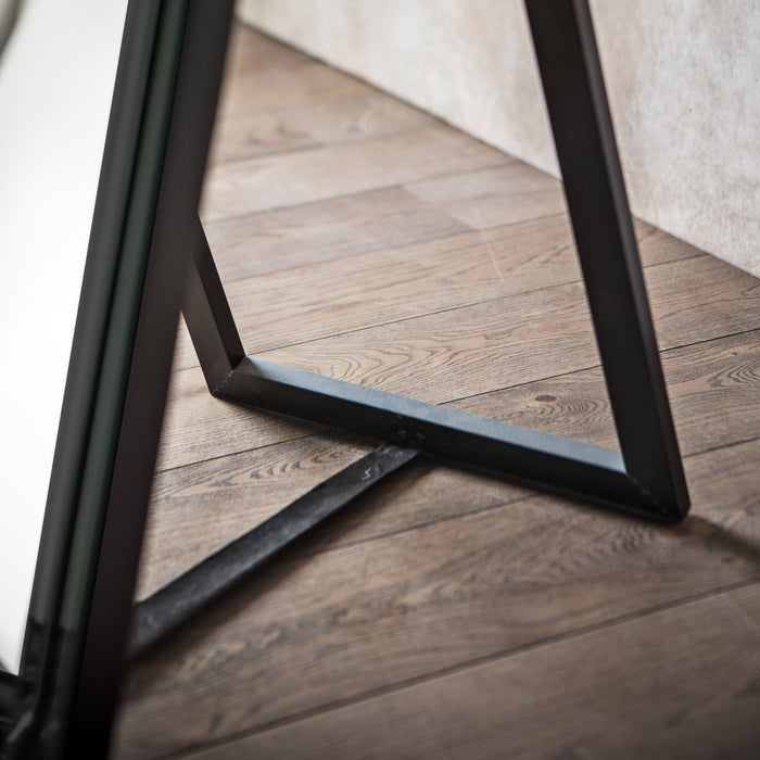 Luna Cheval Mirror Black