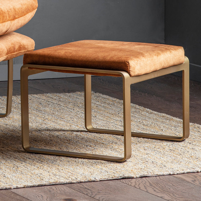 Fabien Footstool Ochre