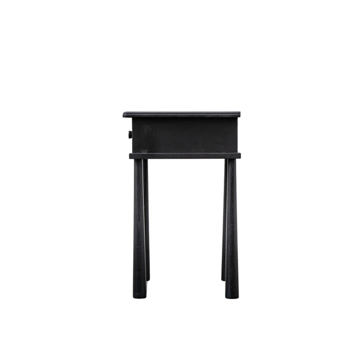 Wycombe One Drawer Bedside Black