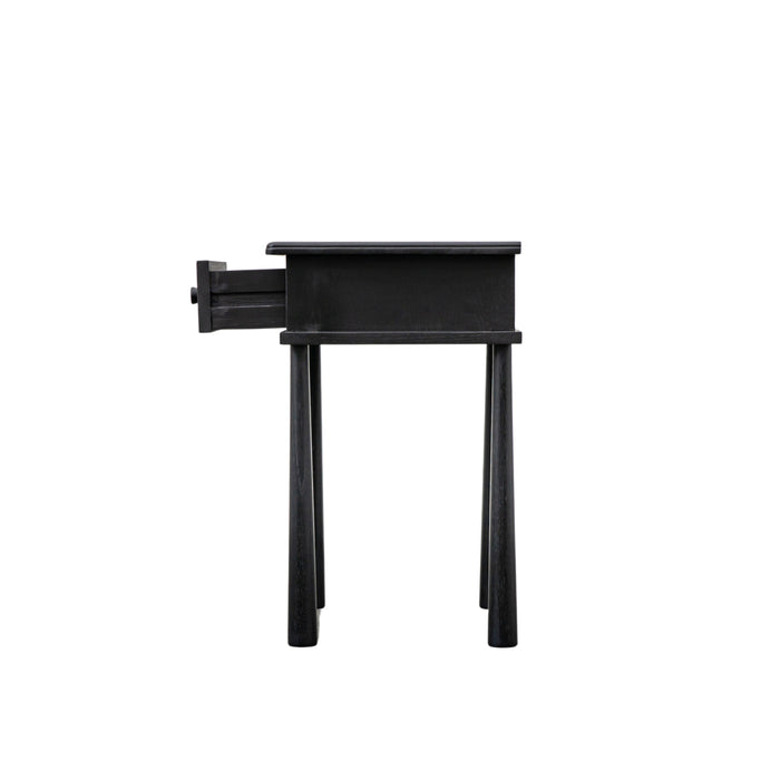 Wycombe One Drawer Bedside Black