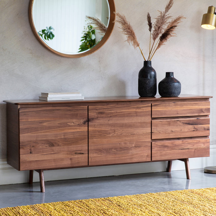 Madrid Two Dr / Three Drwr Sideboard Walnut