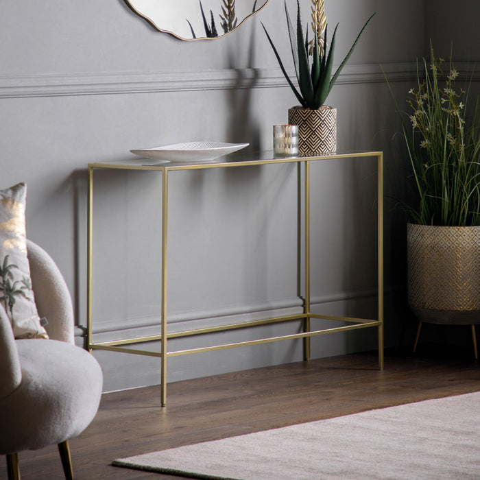 Rothbury Console Table Champagne