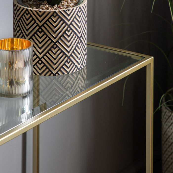 Rothbury Console Table Champagne