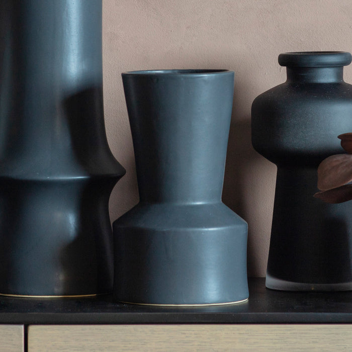 Kiso Vase Dark Grey