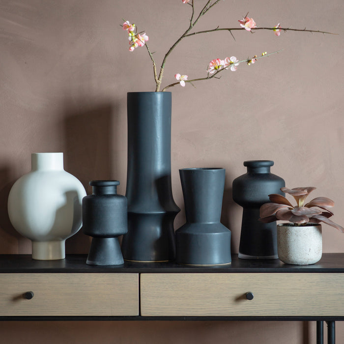 Kiso Vase Dark Grey