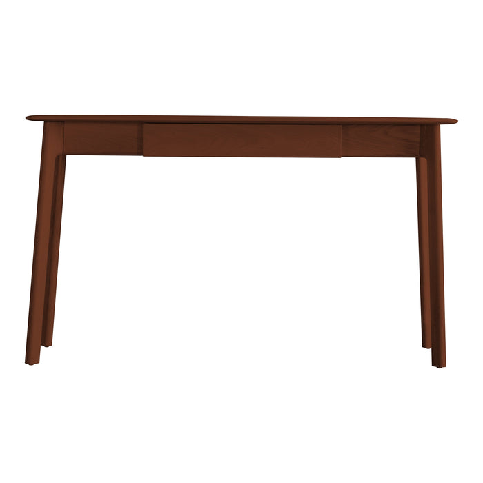 Madrid One Drawer Desk Walnut