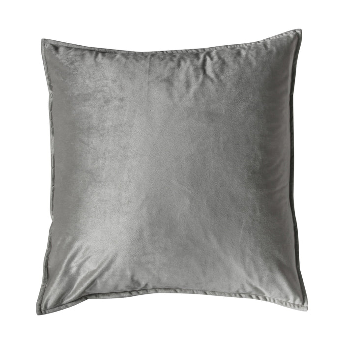 Meto Velvet Oxford Cushion Silver