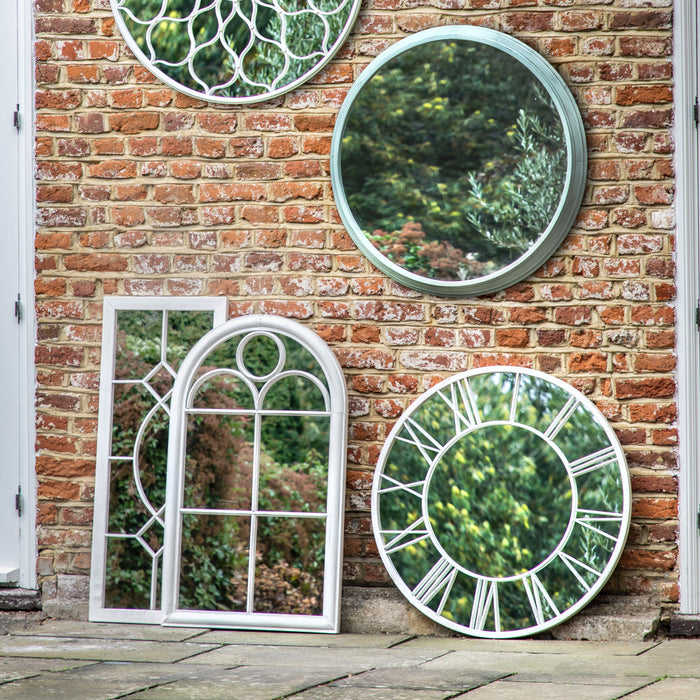 Nurstead Outdoor Mirror White