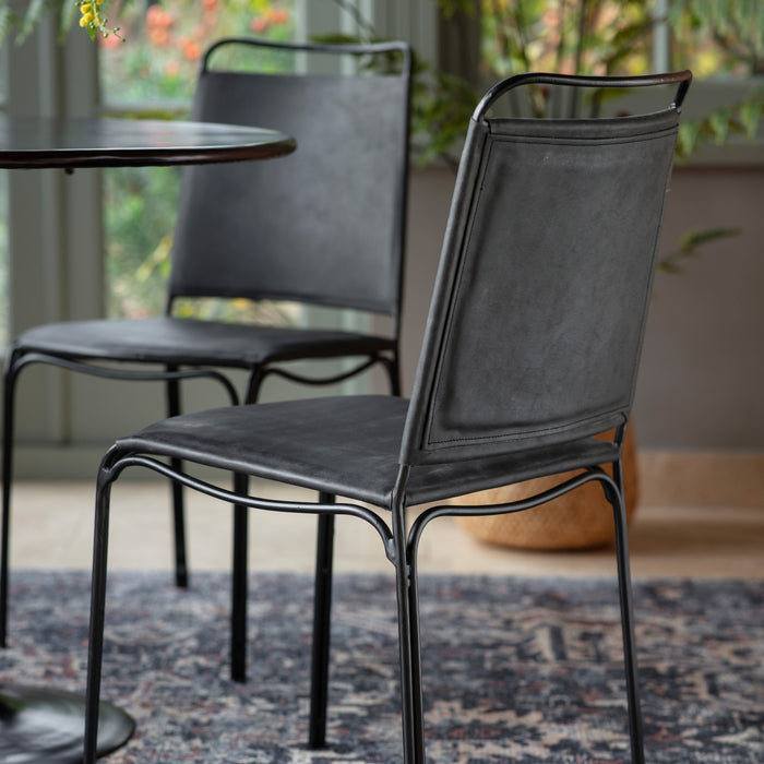 Petham Dining Chair Black (Two Pack)