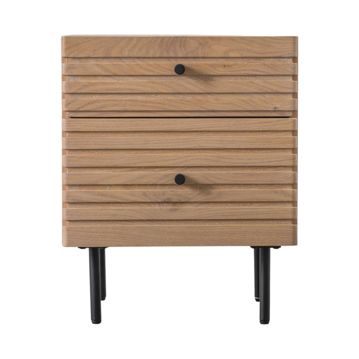 Okayama Two Drawer Bedside