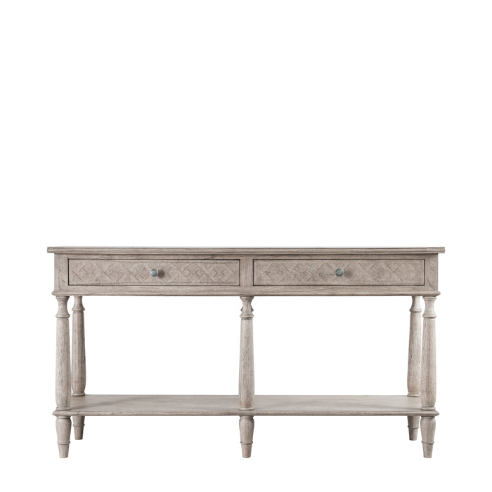 Mustique Two Drawer Console Table