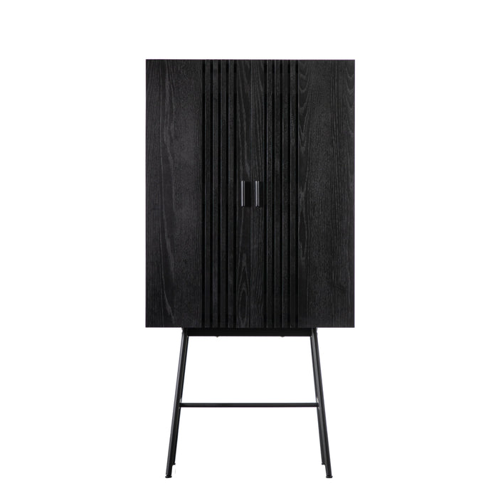 Holsen Drinks Cabinet Black