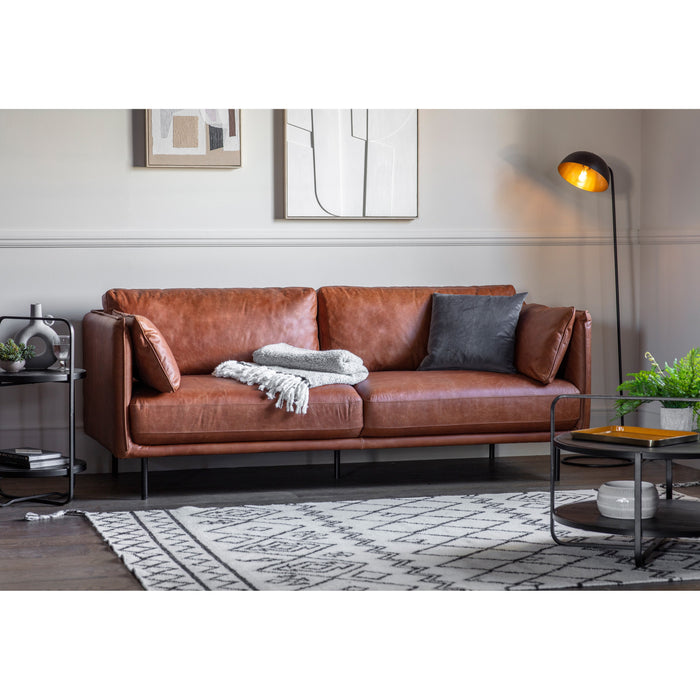 Wigmore Sofa Brown Leather