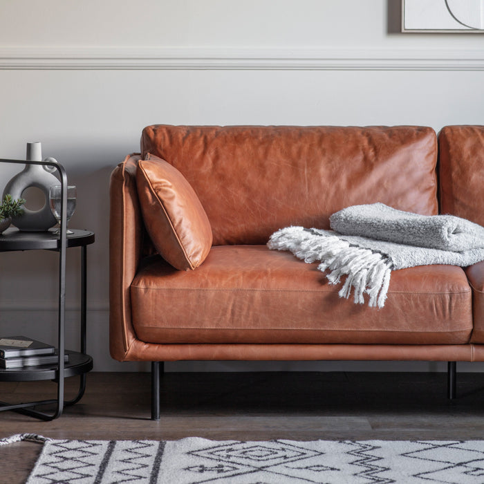 Wigmore Sofa Brown Leather