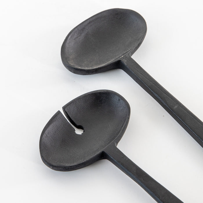 Lena Salad Servers Black (Set of two)