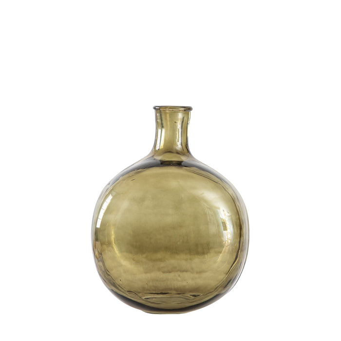 Burwell Bottle Vase Green