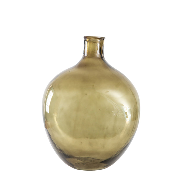 Burwell Bottle Vase Green