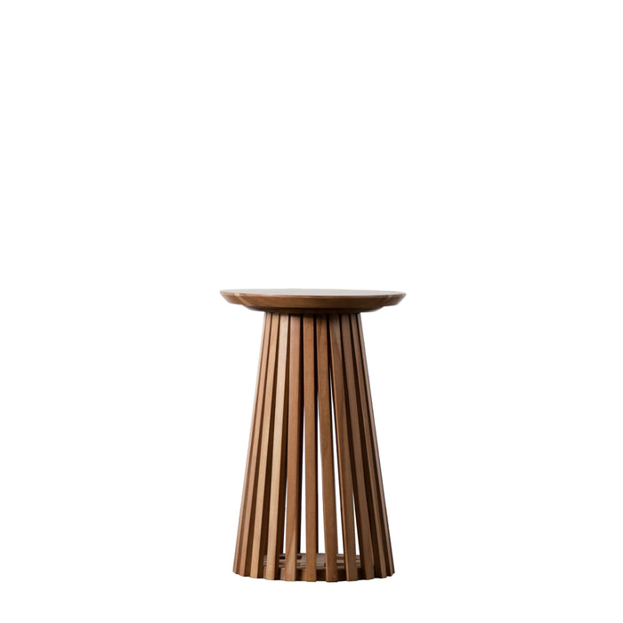 Brookland Slatted Side Table