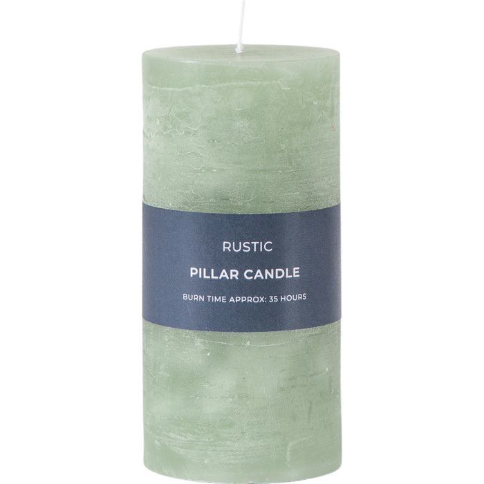 Pillar Candle Rustic Sage (Two Pack)