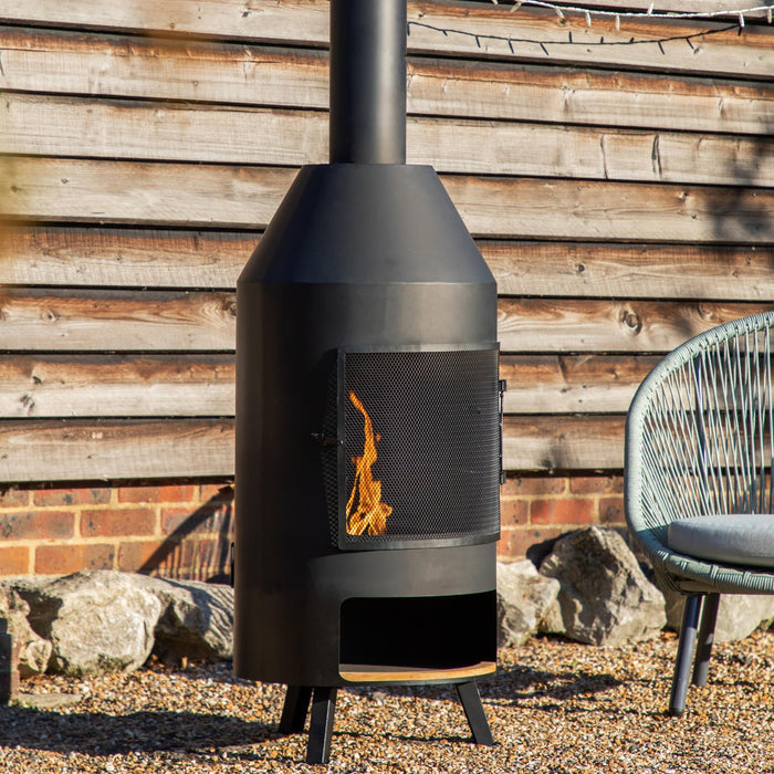 Firenze Chiminea with Pizza Shelf