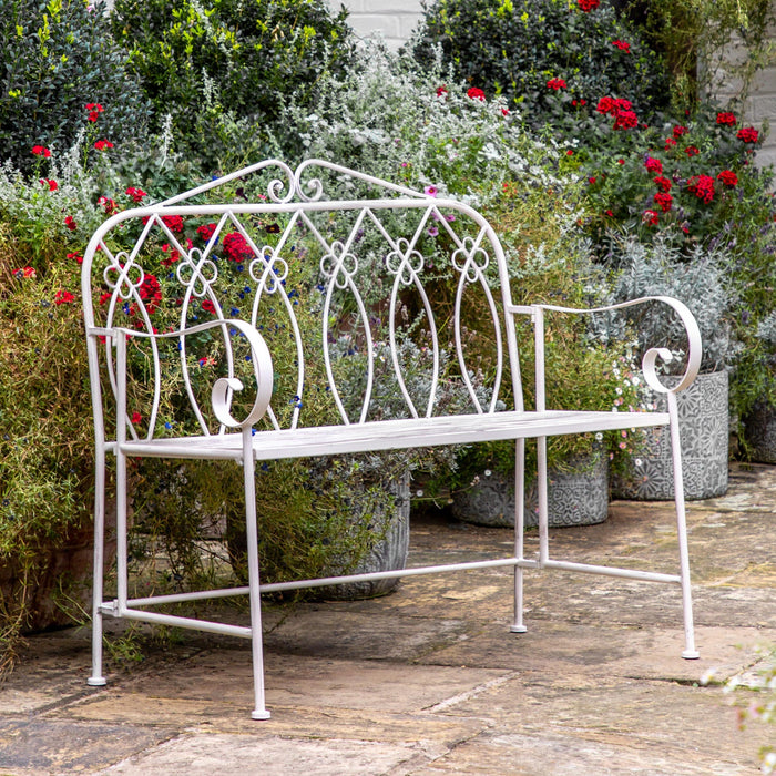 Matera Outdoor Bench Vanilla